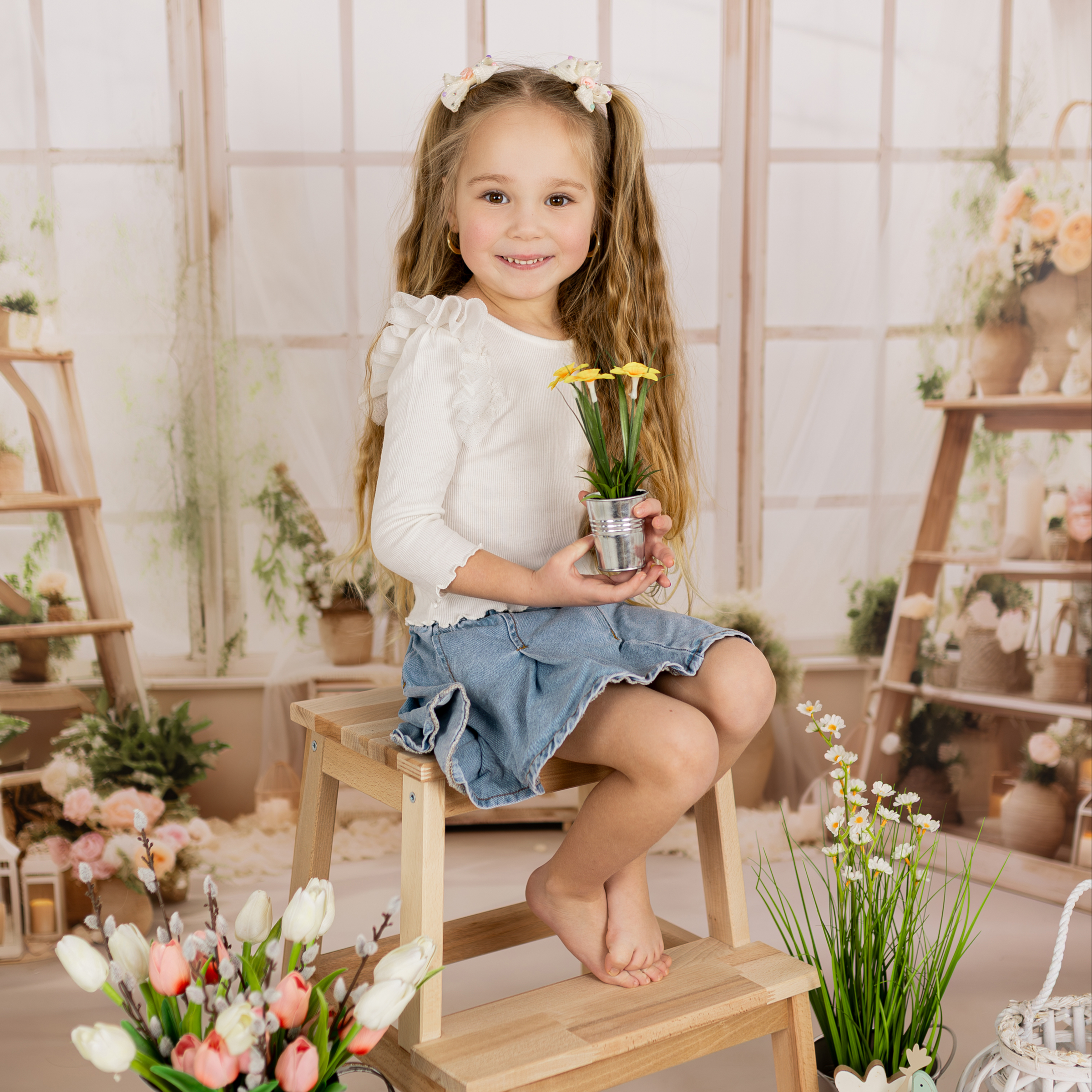 Jarní mini focení - ateliér