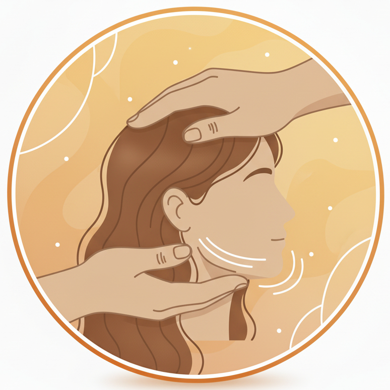 Liftingová masáž obličeje s lymfodrenáží - 60 min