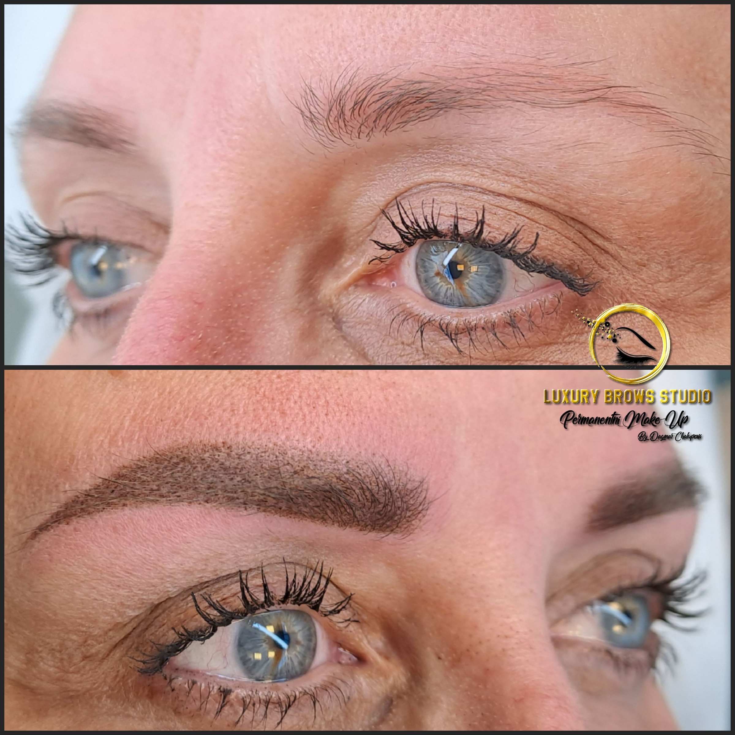 Korekce po první aplikaci - Powder Brows (do 3 měsíců)