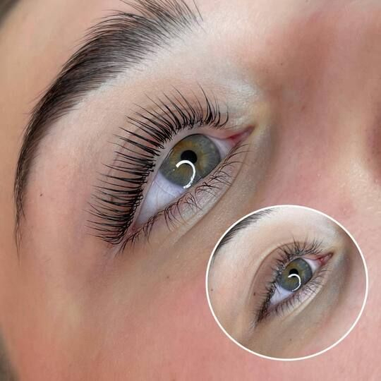 Koreai szempilla Lifting - festéssel