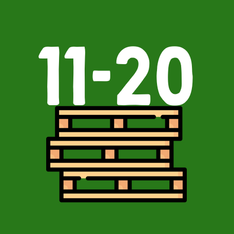 Descarga de 11 a 20 pallets