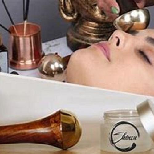 Massage visage et dos shinzu aux baguettes kansa 60mn / 65€