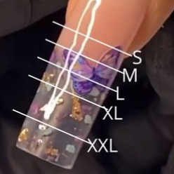 1ere pose chablon ou capsule  avec extension S/M/L