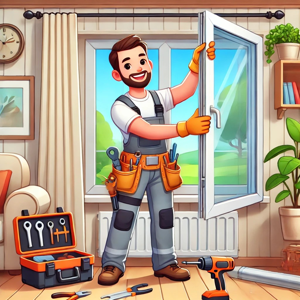 Instalace a servis oken / Window installation and service