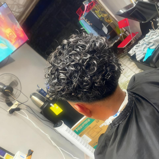 Permanente Enchinado con corte