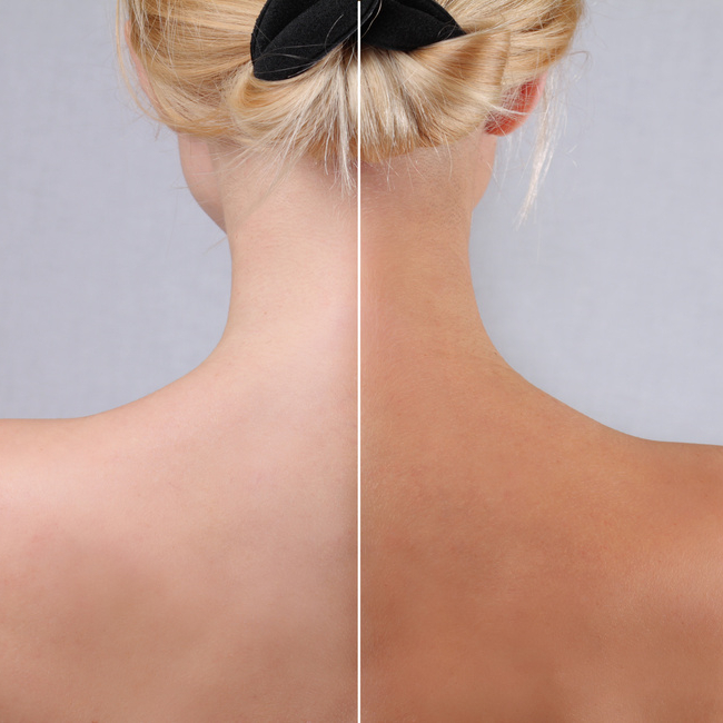 Spray tan - Visage et buste