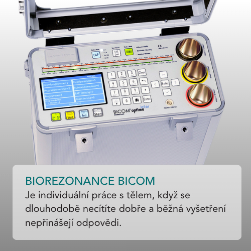 Diagnostika organismu – Biorezonance BICOM - dospělí
