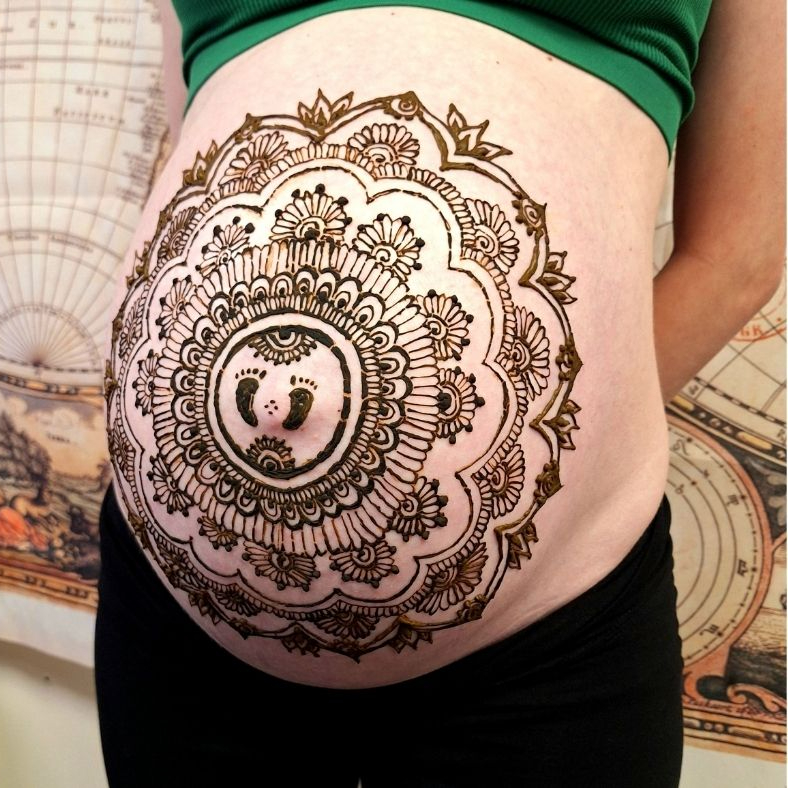 Egyedi testminta / Custom Body Henna