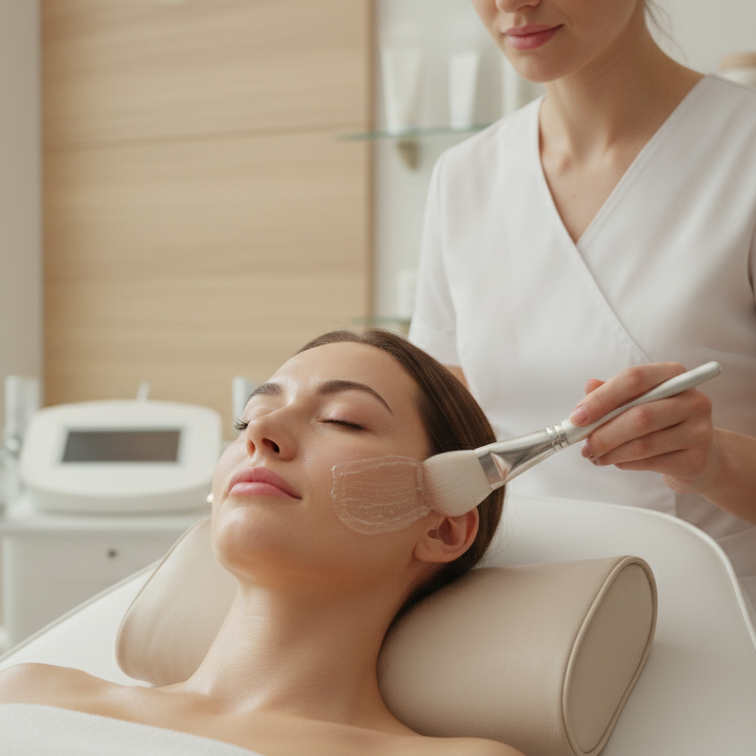 Kolagenovo-hydratační kůra kýslekem (O₂)