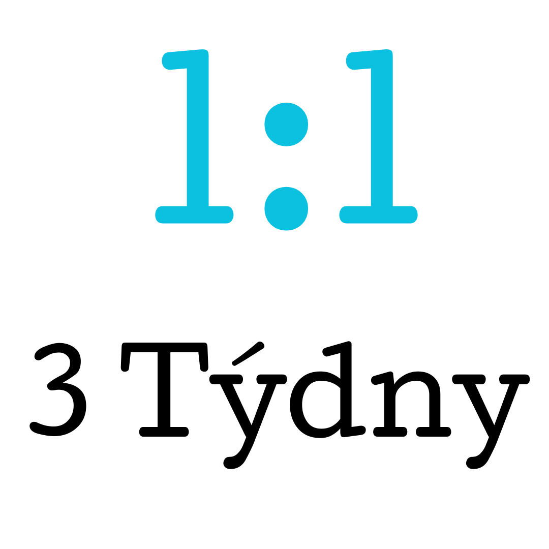 1:1 po 3 týdnech