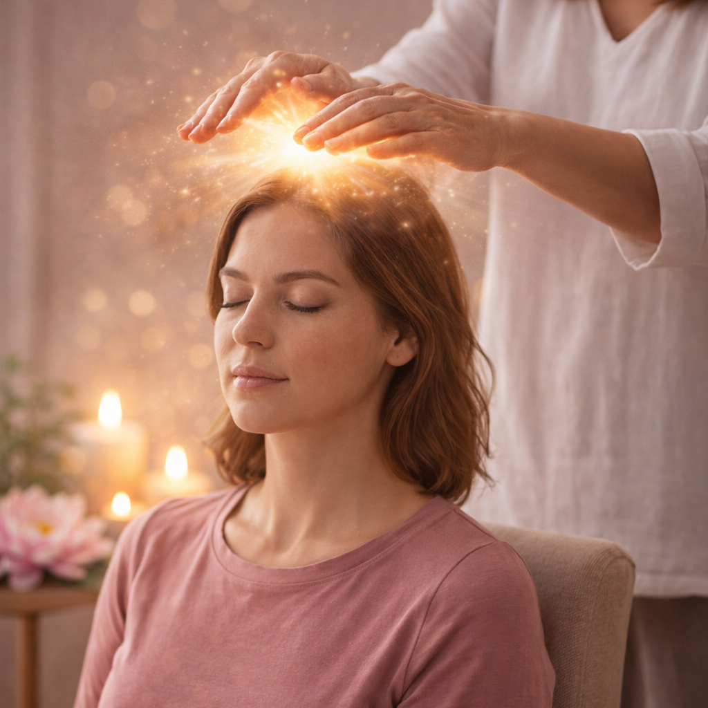 Soin énergétique Reiki Usui assis