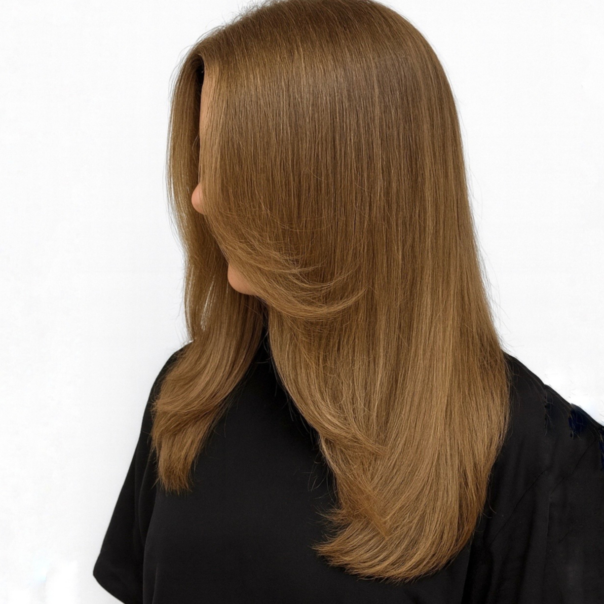 Foukaná - dlouhé vlasy