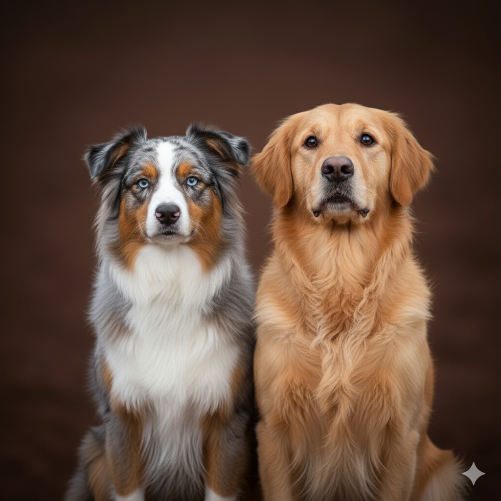 Golden Retriever / Australian Sheperd