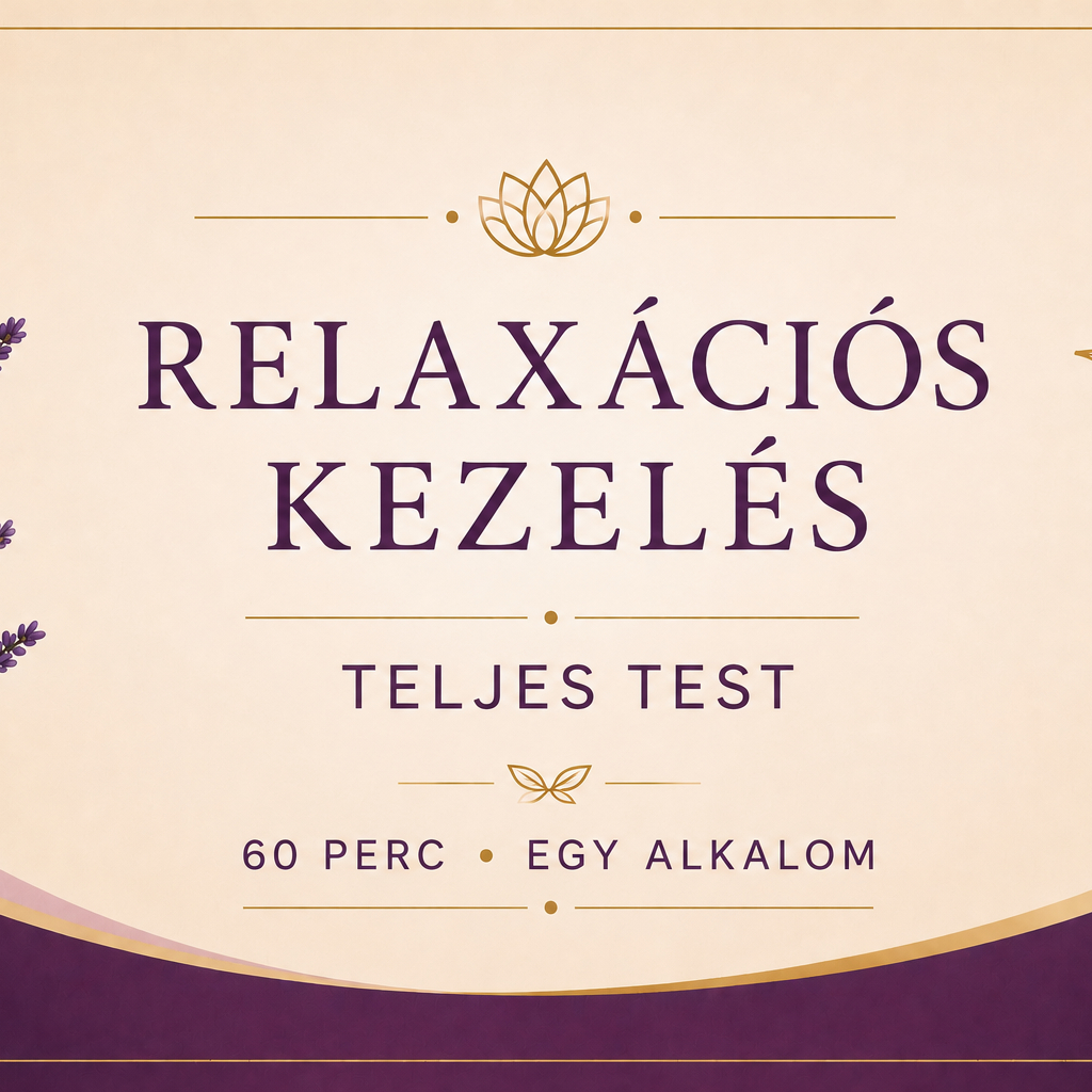 Relaxációs kezelés – Teljes test - 60 perc