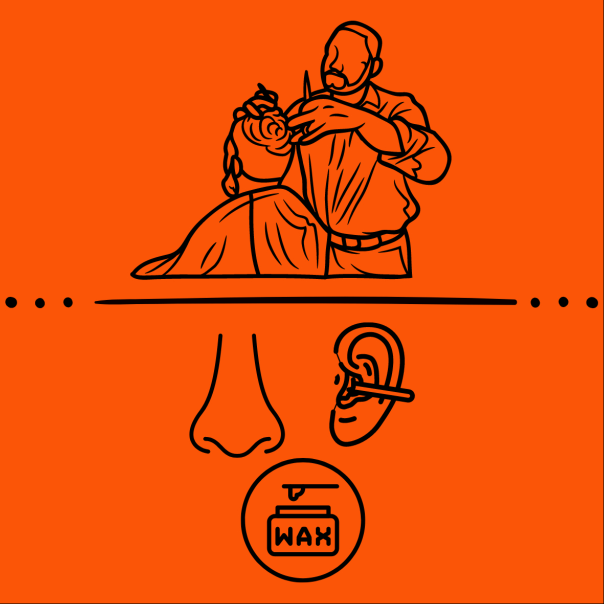 Corte e Depilação ouvido / nariz.