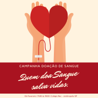 CAMPANHA DOAÇÃO DE SANGUE | 17-01-2026