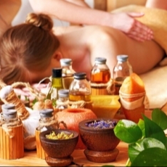 Ontspanningsmassage met aromatherapie 30 min